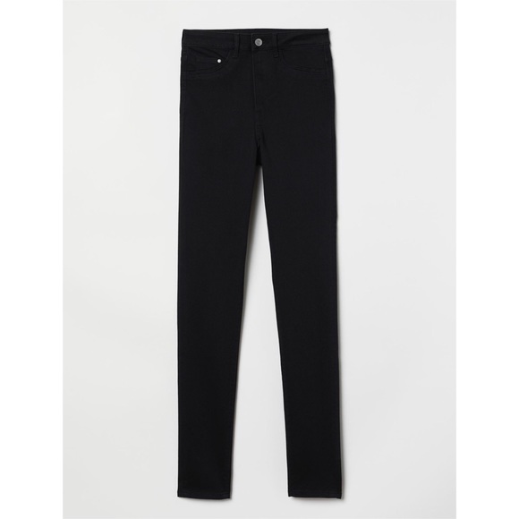 H&M | Black Super Skinny High Waist Jeggings 31/32 - Picture 6 of 6